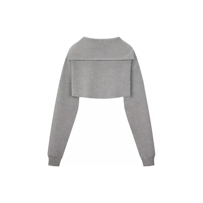 MIU MIU FW23 Sweatshirt Women's Gray-1