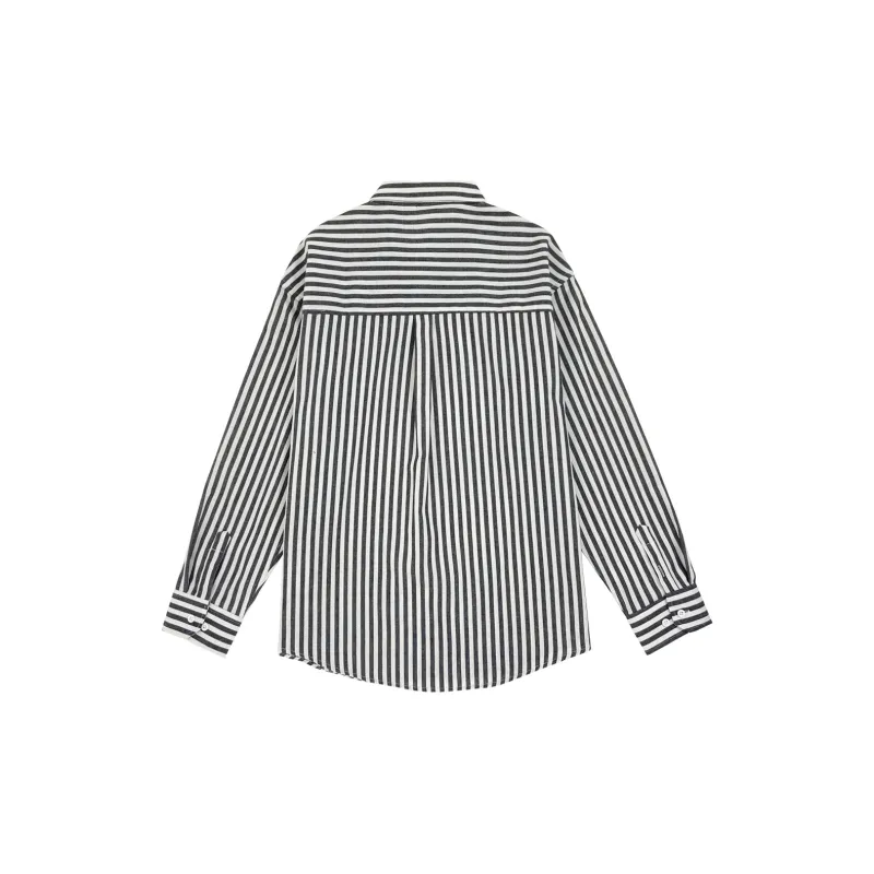 MIIOW Shirt Unisex Black Stripes-1