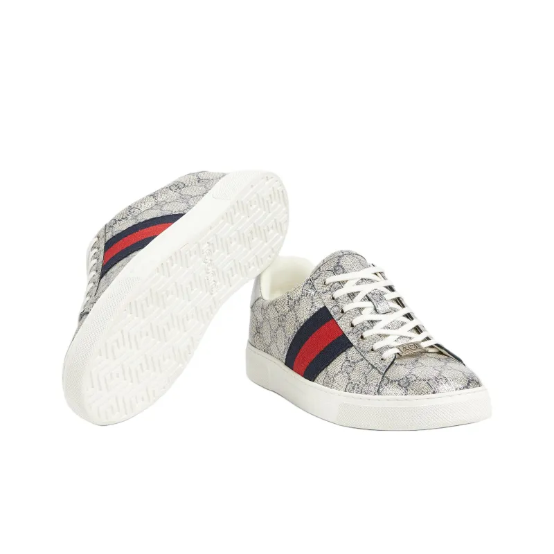GUCCI Ace 'GG Supreme Canvas Beige Blue'-5