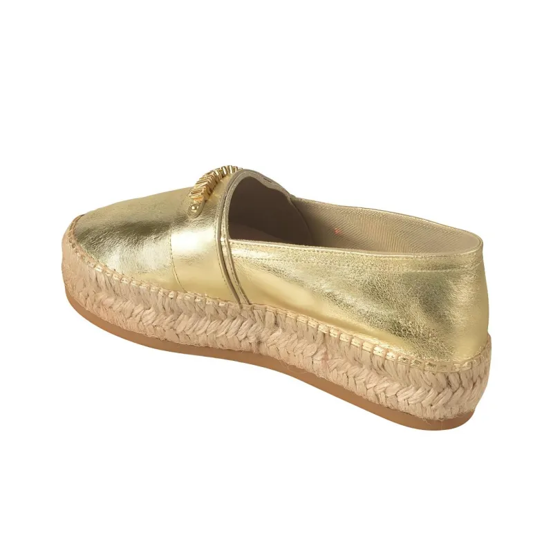 MOSCHINO Logo Lettering Slip-On Espadrilles Women's-3