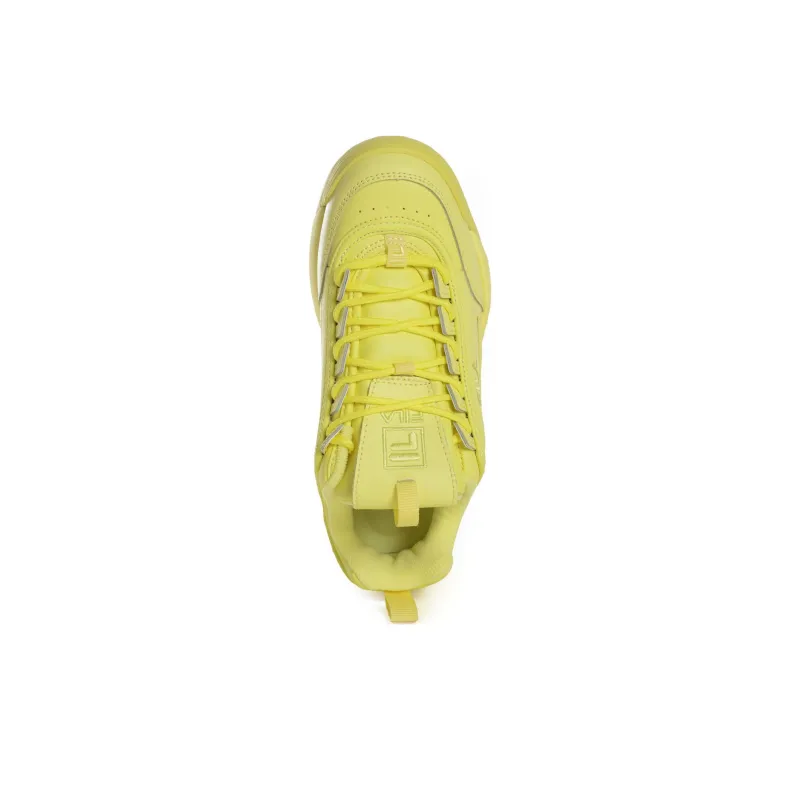 FILA DISRUPTOR II PREMIUM Anti-Slip Wear-Resistant Low-Top Casual Shoes Women's Yellow-2
