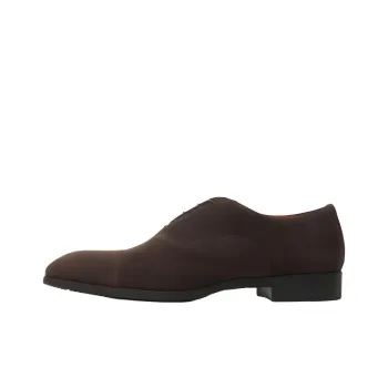 Santoni Suede Oxford Shoes