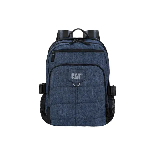 CAT Polyester Backpack Medium Size Unisex Dark Blue