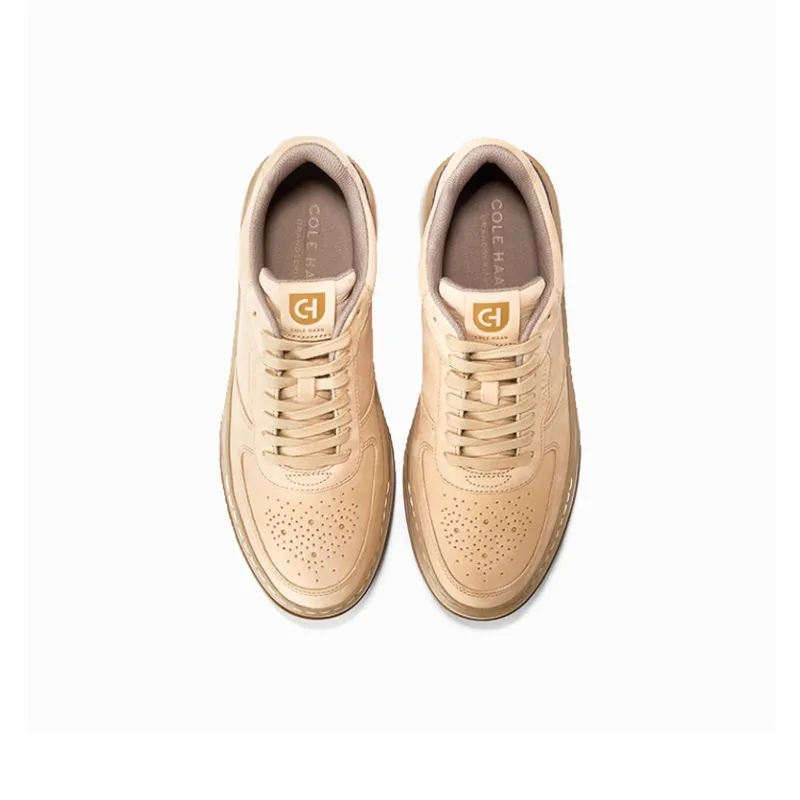 COLE HAAN Slip Resistant Cushioning Wear Resistant Low Top Skateboard Shoes Men's Khaki-2