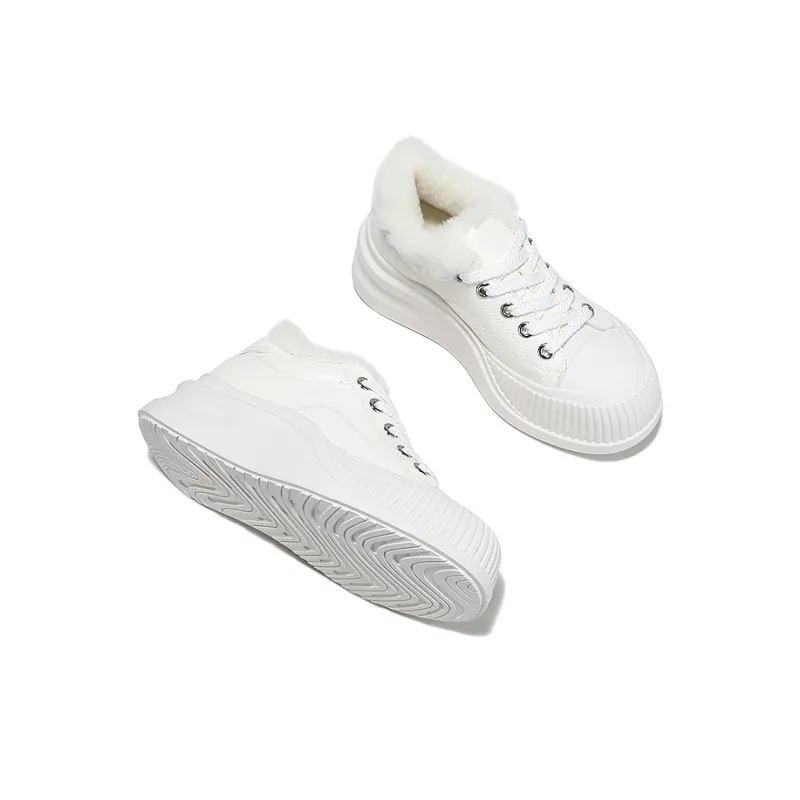 SELAIYA Thermal Low Top Skateboard Shoes Women's-5