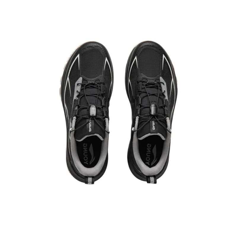 LINING YOUNG Outdoor Anti-Slip Wear-Resistant Low-Top Running Shoes Black Kids'-3