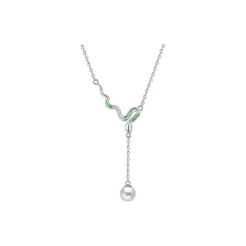 ZHOUBAIFU Freshwater Pearl Necklaces Unisex
