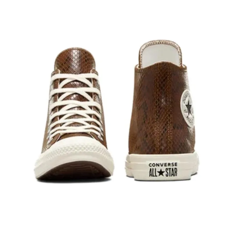Converse Women's Chuck Taylor All Star High 'Snakeskin Dark Whiskey' Women's-3