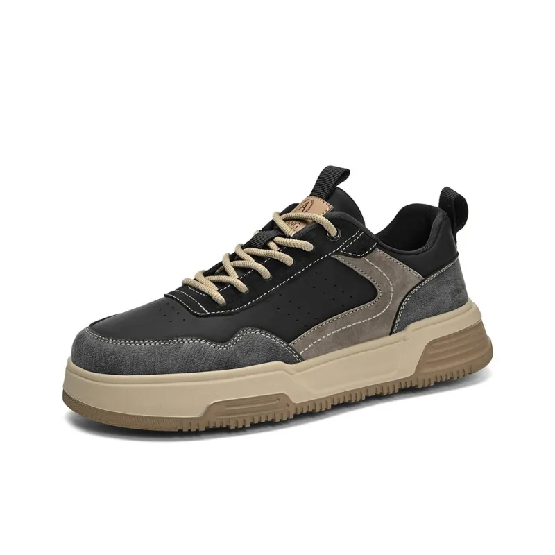AOKANG Dunk Series Slip Resistant Lightweight Height Increasing Abrasion Resistant Low Top Casual Shoes Men's-7