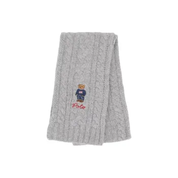 Polo Ralph Lauren Polyester Knit Scarves Men's Gray
