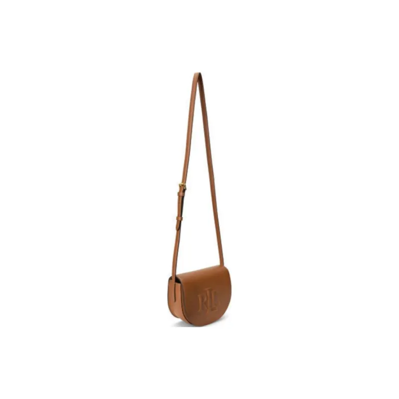 Ralph Lauren Leather Crossbody Bag, Shoulder Bag Women's Brown-1