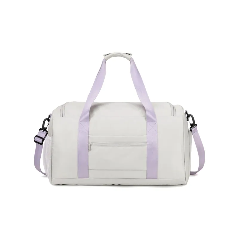 ZUOFEIFAN Fabric Gym Bag Large Size Unisex Gray-2
