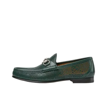 GUCCI Horsebit 1953 Loafers Men's Green