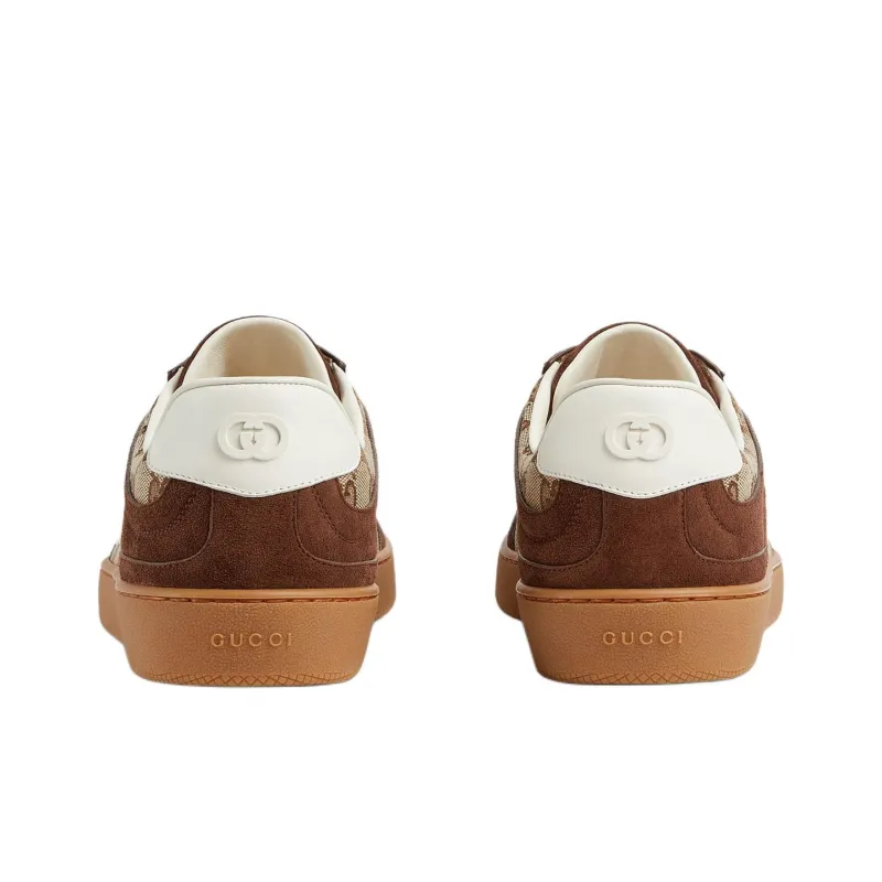 GUCCI G75 'Interlocking G Dark Brown Suede'-4
