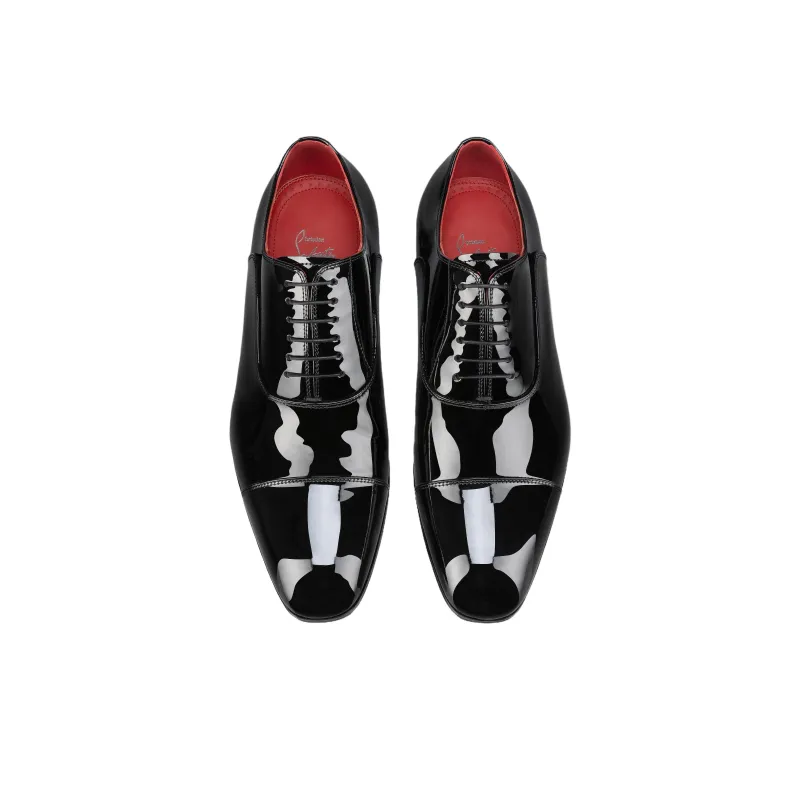 Christian Louboutin Greggy Chain Detailed Lace Up Shoes-3