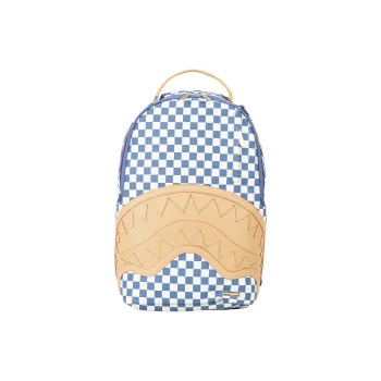 SPRAYGROUND PVC Polyvinyl Chloride Backpack Large Size Unisex Blue