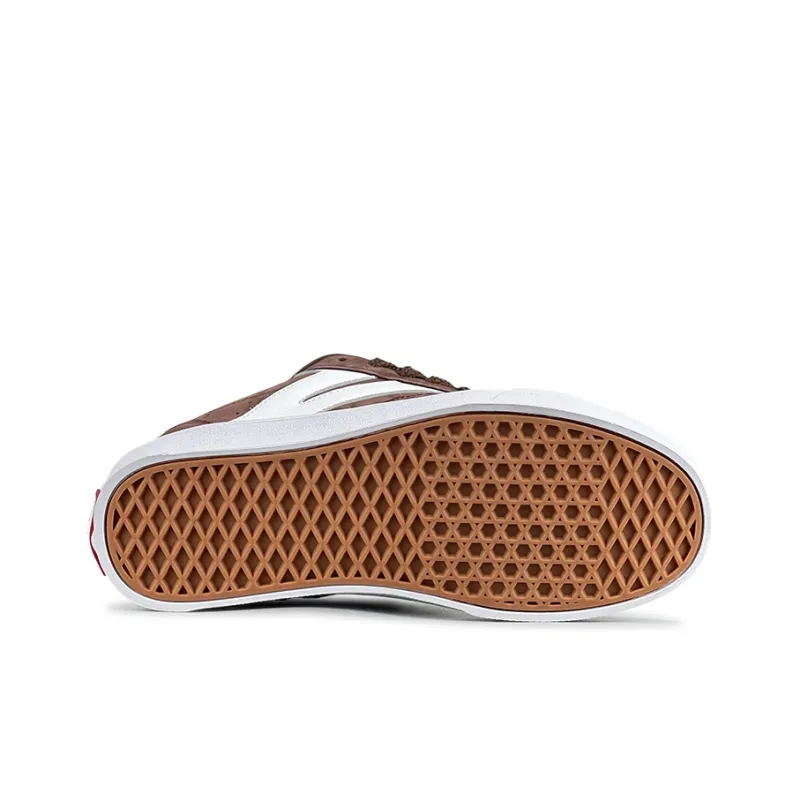 VFDF Slip Resistant Cushioning Wear Resistant Low Top Skateboard Shoes Unisex Chocolate Brown-5