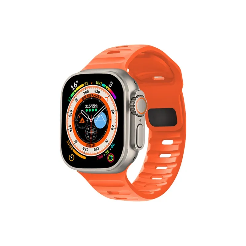 ZHENGGUANG Watch Band Apple Compatibility Silicone Material-24