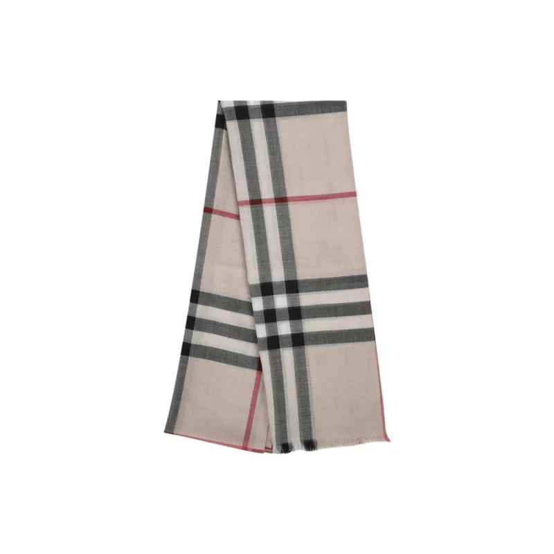 Burberry Giant Check Frayed Edge Scarf-1