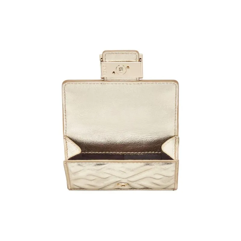 FENDI Calfskin Wallet Women's Champagne-2