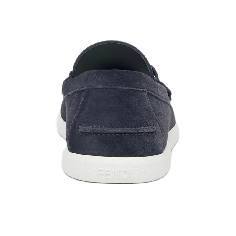 FENDI O'Lock Slip On Loafers-4