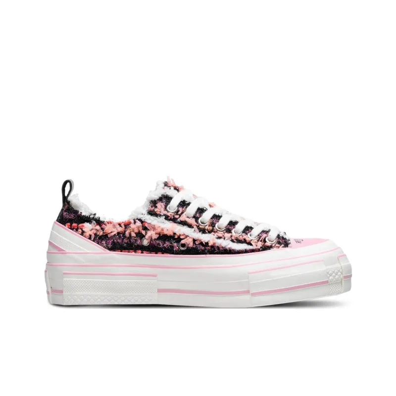 VESSEL H.C.188 Anti Slip And Wear Resistant Breathable Low Top Canvas Shoes Unisex White Red-1