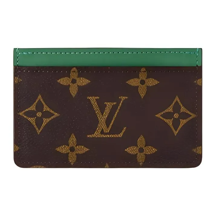 LOUIS VUITTON Card Holder Pm Colormania Green-0