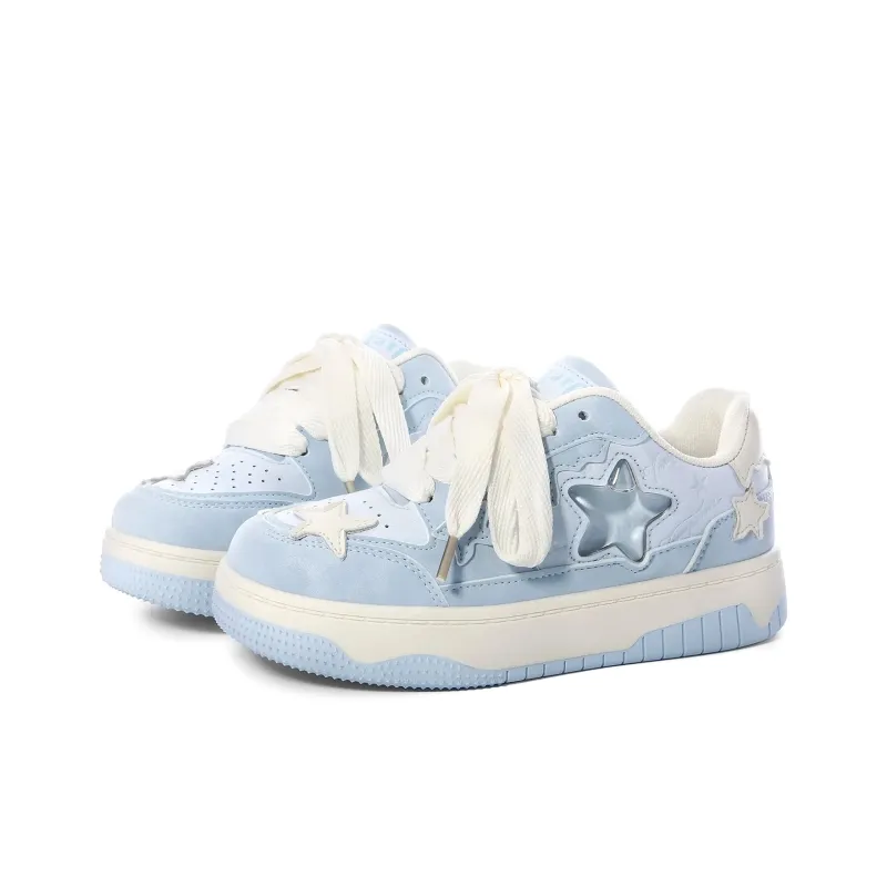 KAAVER OTTO Skateboard Shoes Women's Low Top White-24