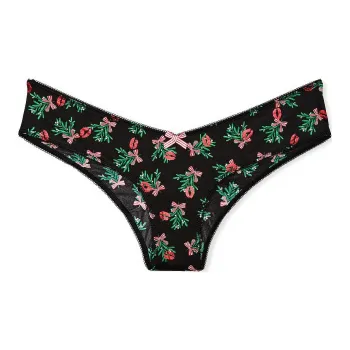 Victoria's Secret Very Sexy Smooth High Leg Cheeky Panty / Black Underpants Women's 1 Pack Black