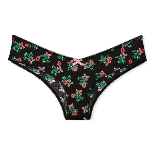Victoria's Secret Very Sexy Smooth High Leg Cheeky Panty / Black Underpants Women's 1 Pack Black