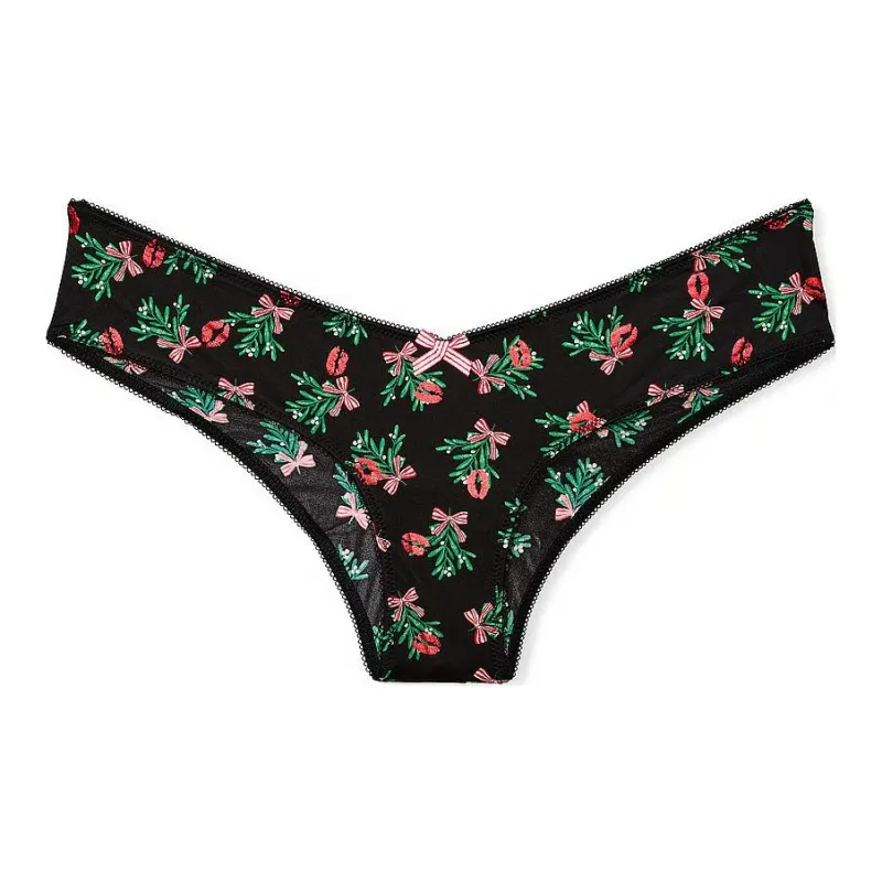Victoria's Secret Very Sexy Smooth High Leg Cheeky Panty / Black Underpants Women's 1 Pack Black-0