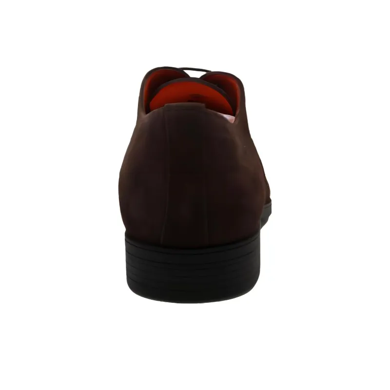 Santoni Suede Oxford Shoes-4