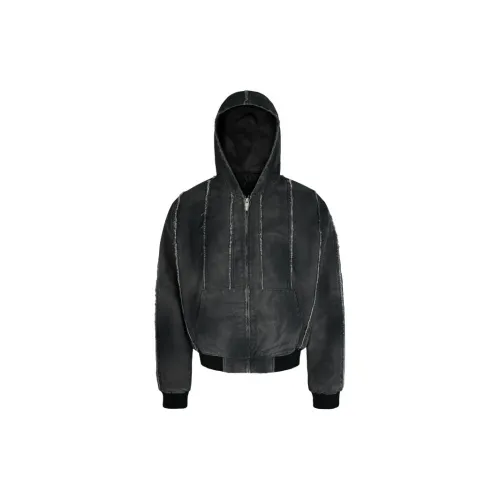Antidote Worldwide Jackets Coats Unisex Dark Gray