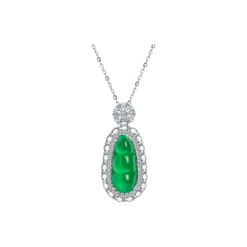 Diamond International Chalcedony Necklaces Unisex