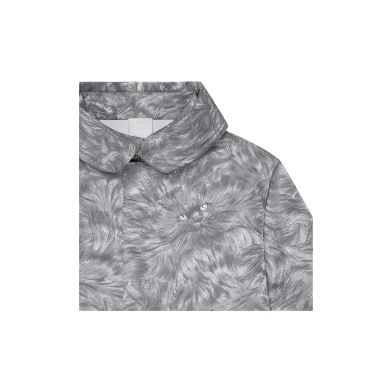 Givenchy Cat Kacquard Short Parka-4