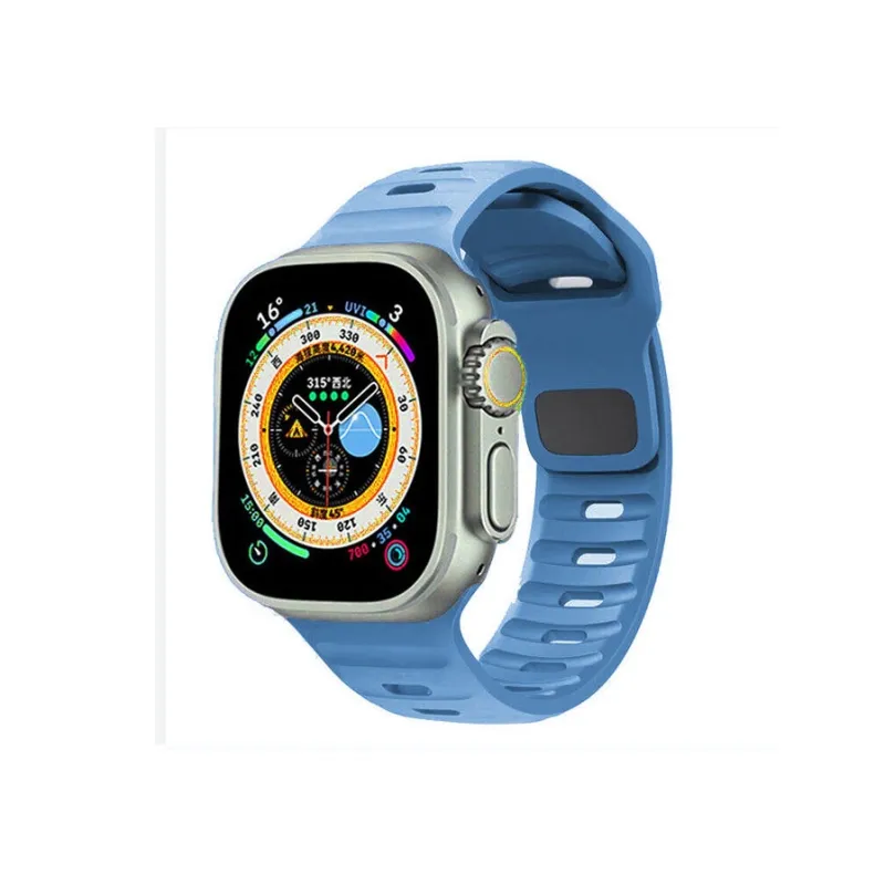 ZHENGGUANG Watch Band Apple Compatibility Silicone Material-30