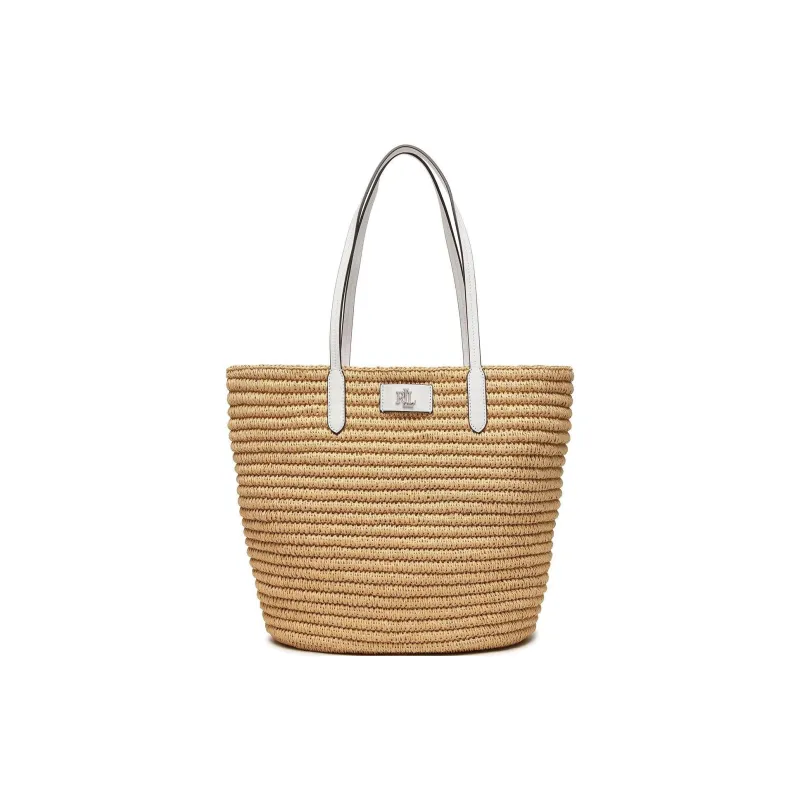 Polo Ralph Lauren Paper One Shoulder Handbag, Shoulder Bag Large Size Women's Beige-0