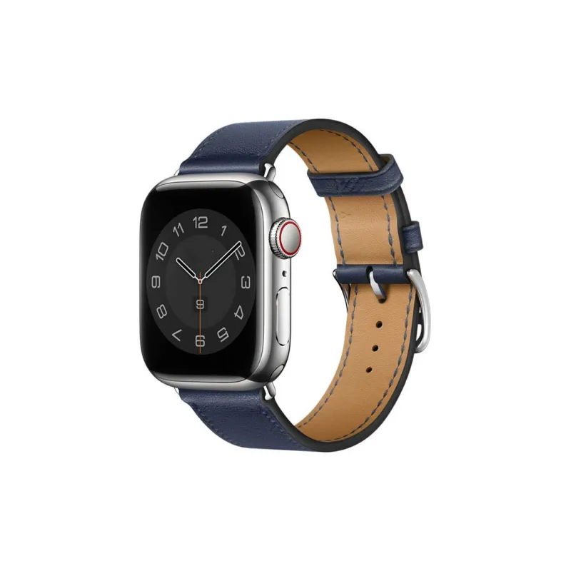 ZHENGGUANG Watch Band Apple Compatibility 41mm Genuine Leather Material-12
