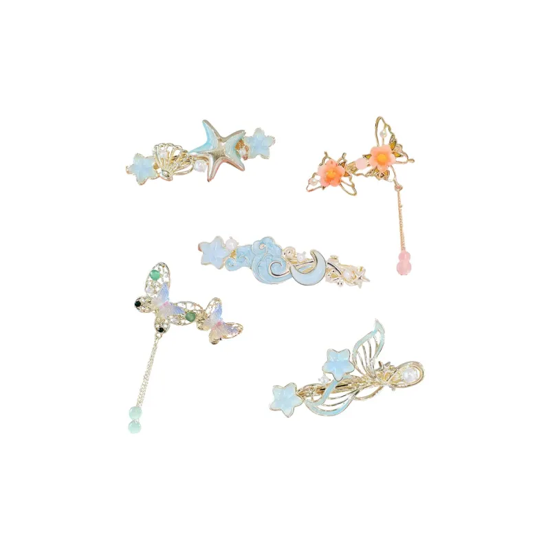 Enchanting Cat Alloy Hair Clips Women's-6