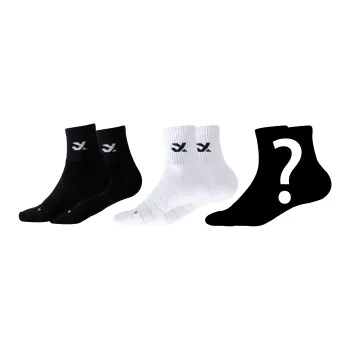 Crab Feathers PANHIGH Mid Calf Socks Unisex 3 Pack Mixed Color