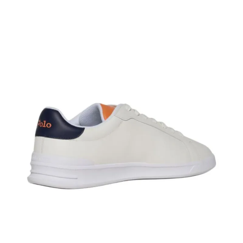 Polo Ralph Lauren Court Skateboard Shoes Men's White-3