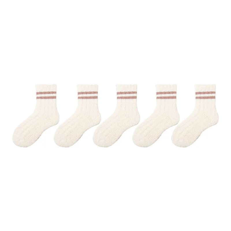 Caramella Mid Calf Socks Women's Combo Set-9