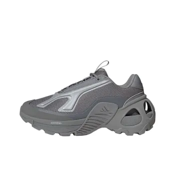 Adidas Wonder Runner Anti Slip Wear Resistant Low Top Casual Running Shoes Unisex Gray Silver