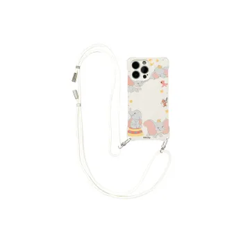 Disney Silicone Material Cute Square Lanyard High-End Phone Cases Compatible With Apple 16 Pro Max/Pro/Plus/15/14/13