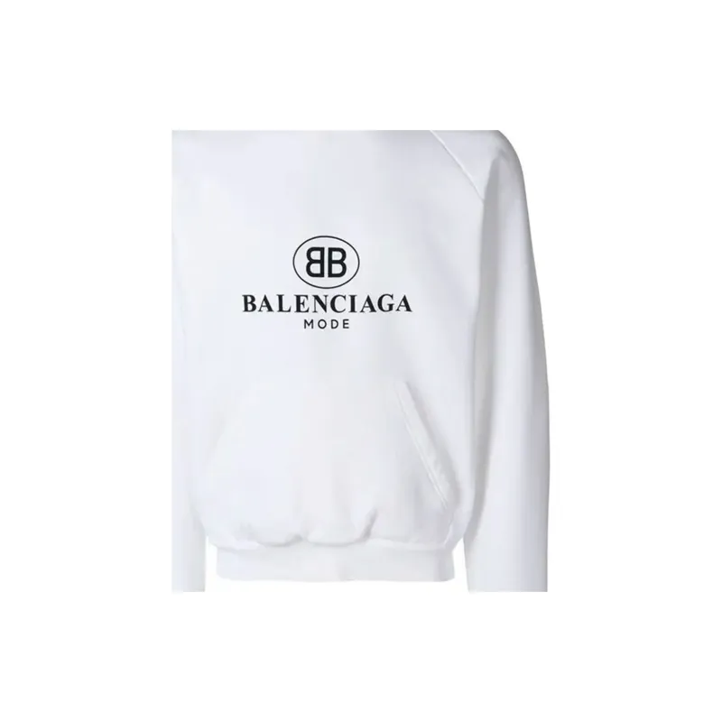 Balenciaga SS22 Sweatshirt Regular Fit Men's White-6