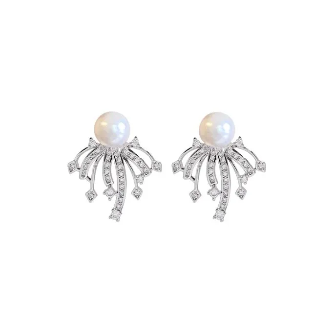 CARAT'S DIARY Faux Pearl Earrings Women's-0