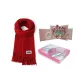 Maroon+3D Effect Rose Greeting Card+Envelope+Box