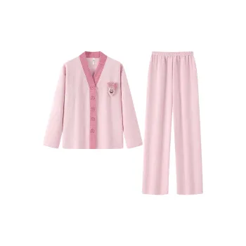 Gongdie x Disney Pajama Set Women's Pink