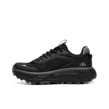 Meixi Slip Resistant Low Top Running Shoes Men's Black