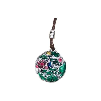 CUTE DAME S999 Sterling Silver Necklaces Unisex Silver